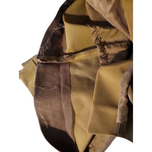 Prada Midi Skirt Women's Size 40 IT (US 2) Minimalist Nylon Pencil Dark Taupe - Picture 7 of 10